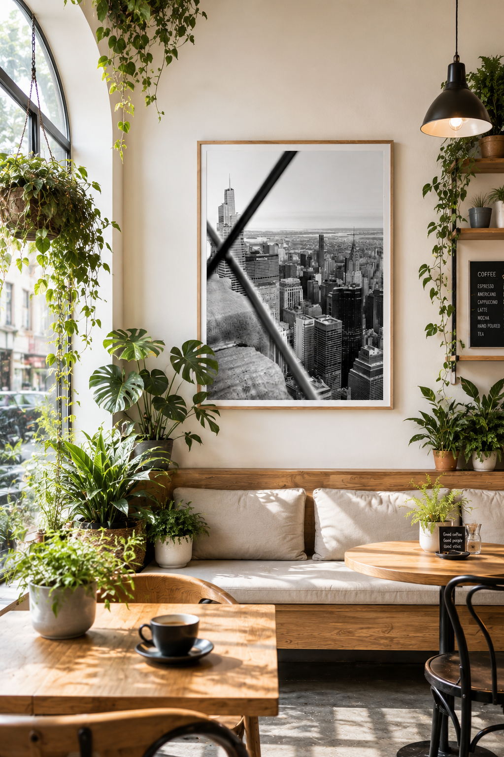 Black & White New York City Vertical Print
